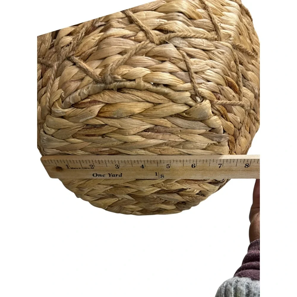 Natural Woven Seagrass Pineapple Basket Decorative Tropical Boho Home Decor 16